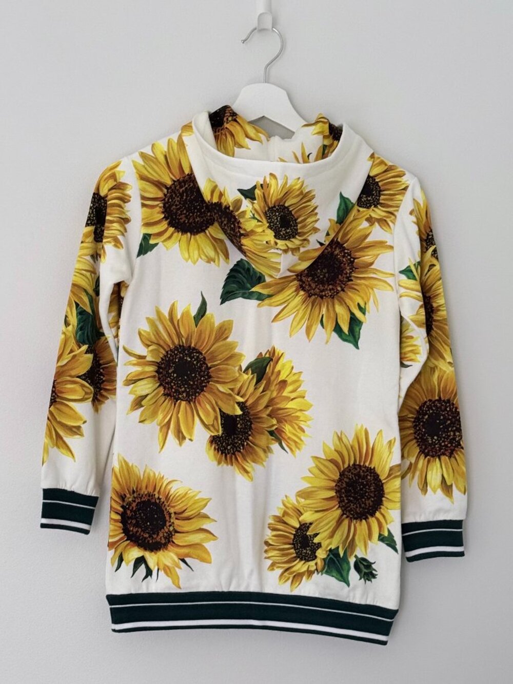 Dolce & Gabbana Junior Sunflower Zip Hoodie 10Y - Authentic - NWOT - Picture 2 of 12